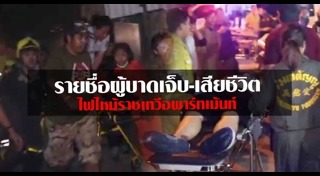 ไฟไหม้อพาร์ตเมนต์