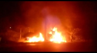 ไฟไหม้รถบรรทุก