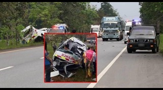 รถตู้ชนรถพ่วง