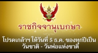 วันสำคัญของไทย