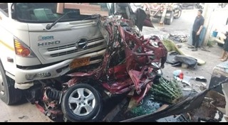 รถบรรทุกเบรกแตก