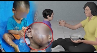 แม่ตีลูก