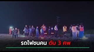 รถไฟชนคน